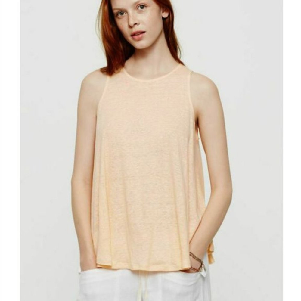 Ann Taylor Lou & Grey Linen Swing Tank Top